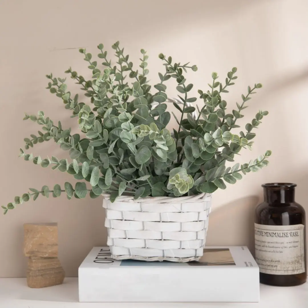 10pcs 38cm Eucalyptus Stems Ar - Florist Supply Bulk ulasan dan harga