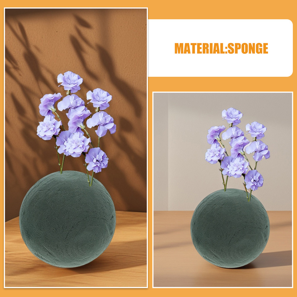 2Pcs Floral Foam Round Reusabl - Florist Flower Supply ulasan dan harga