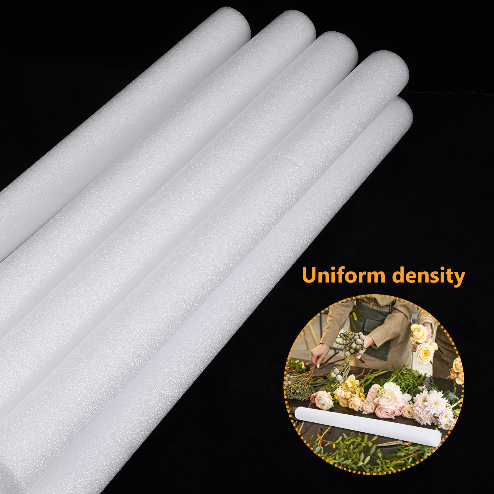 8Pcs Flower Foam Rods 1.6x19.7 - Florist Flower Supply ulasan dan harga